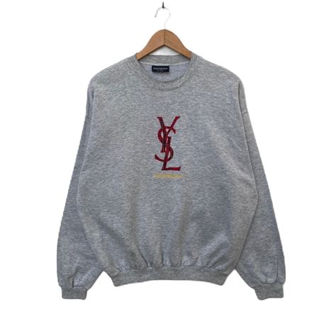 ysl sweatshirt vintage|yves saint laurent sweatshirt vintage.